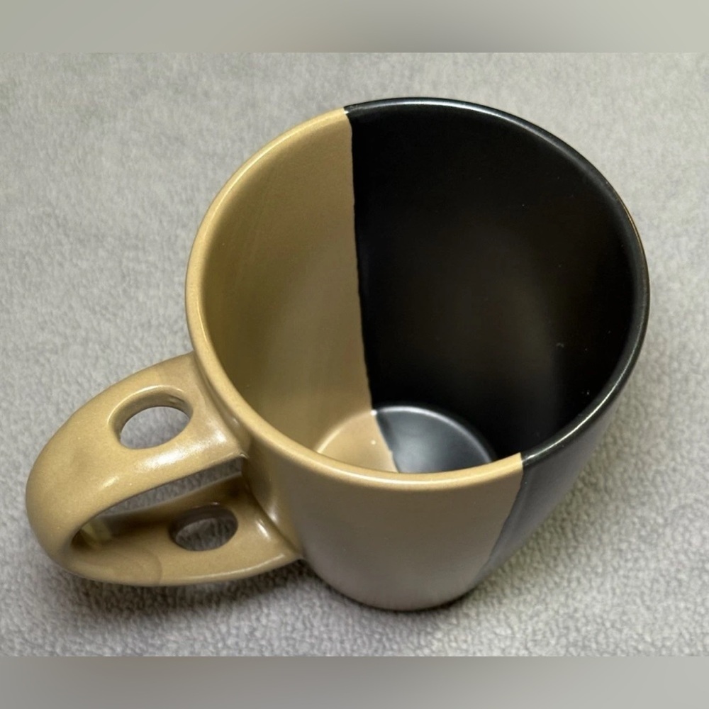 World Market Coffee Mug Cup With Spoon Holder Lot Of 2 - Picture 6 of 8